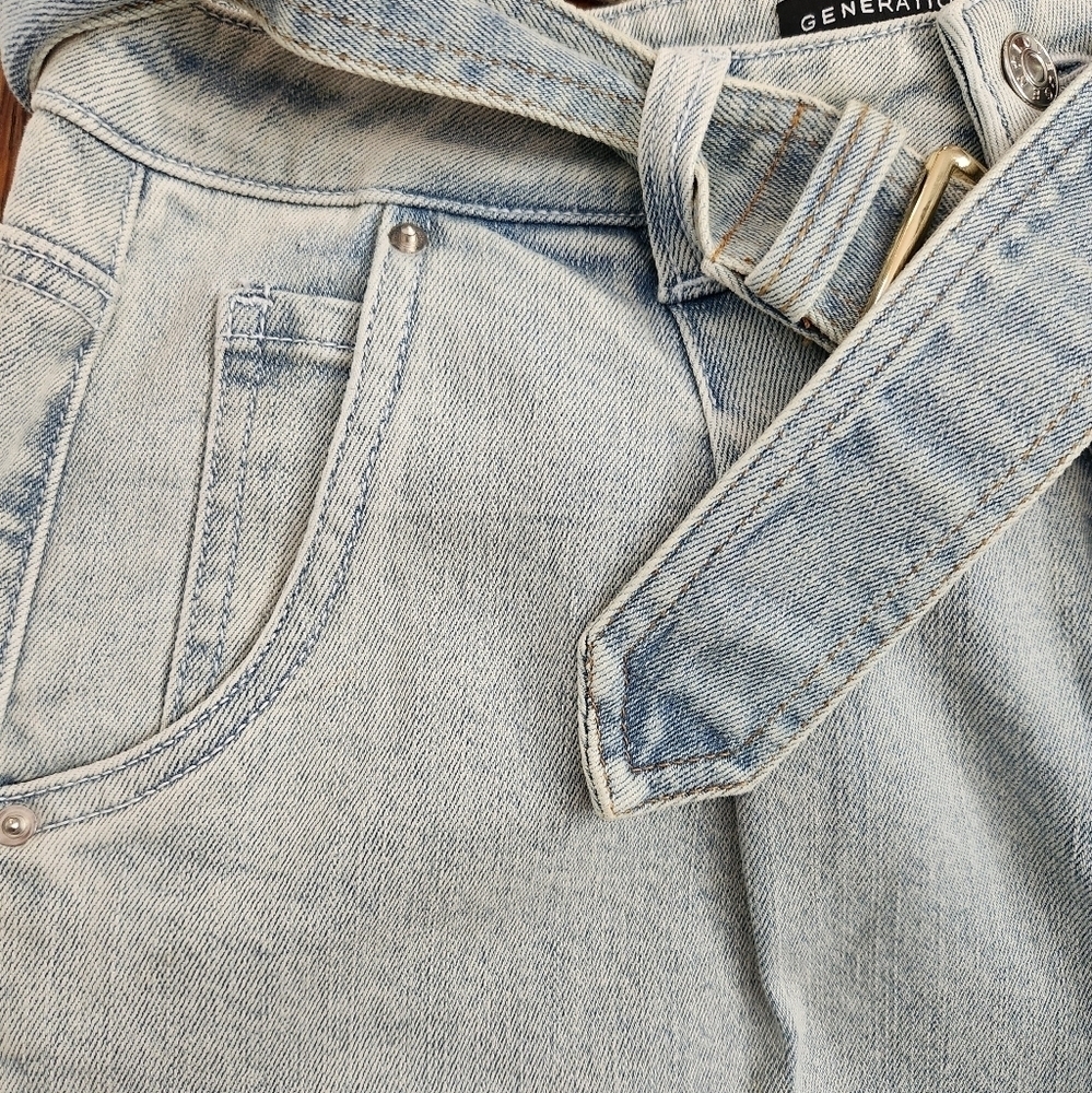 Generation Love belted light wash Denim jeans size 29 NWOT - Picture 13 of 13